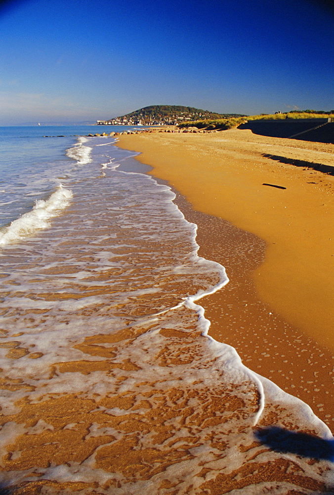 Houlgate from beach at Pointe de Cabourg, Cote Fleurie, Calvados, Normandy, France, Europe