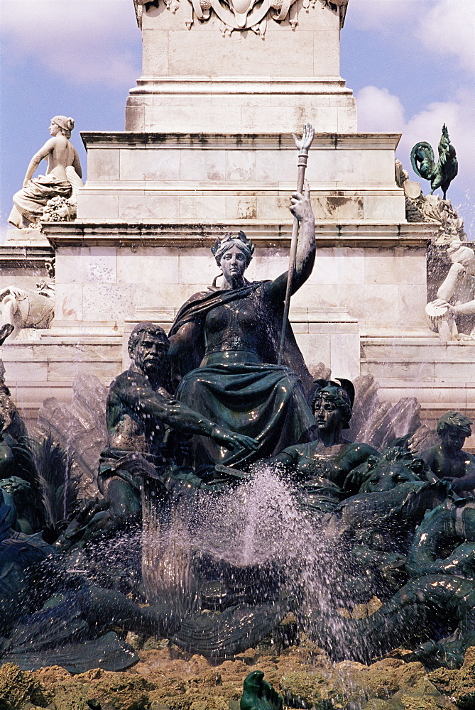 Monument aux Girondins, Bordeaux, Gironde, Aquitaine, France, Europe