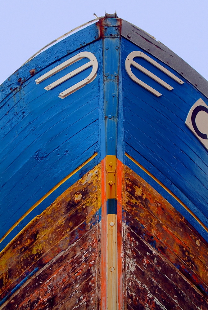 Fishing boat at St. Vaast la Hogue, Cotentin Peninsula, Manche, Normandy, France, Europe