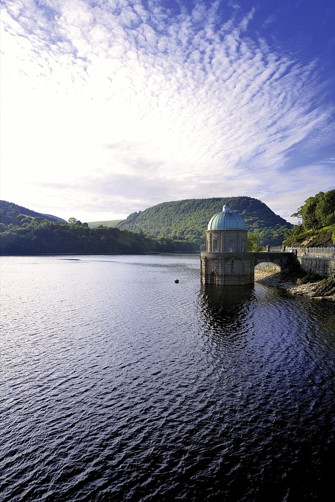 Elan Valley, site of reservoirs that provide the water supply for the city of Birmingham, Wales, United Kingdom, Europe