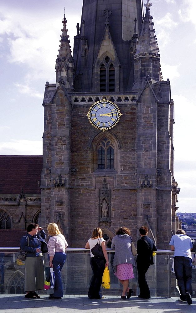 St. Martins in the Bull Ring church, Bull Ring Shopping Centre, Birmingham, England, United Kingdom, Europe