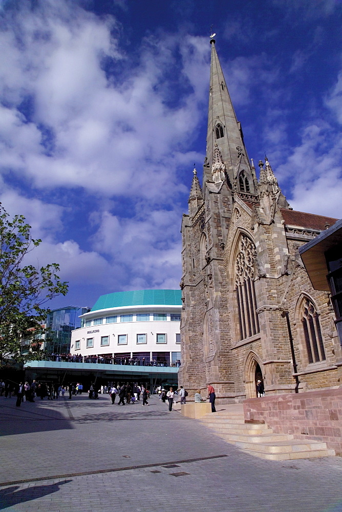 St. Martins in the Bull Ring church, Bull Ring Shopping Centre, Birmingham, England, United Kingdom, Europe