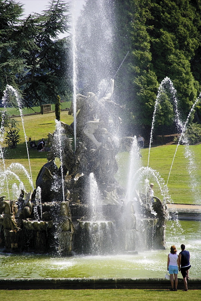 The Perseus and Andromeda fountain, Witley Court, Worcestershire, England, United Kingdom, Europe