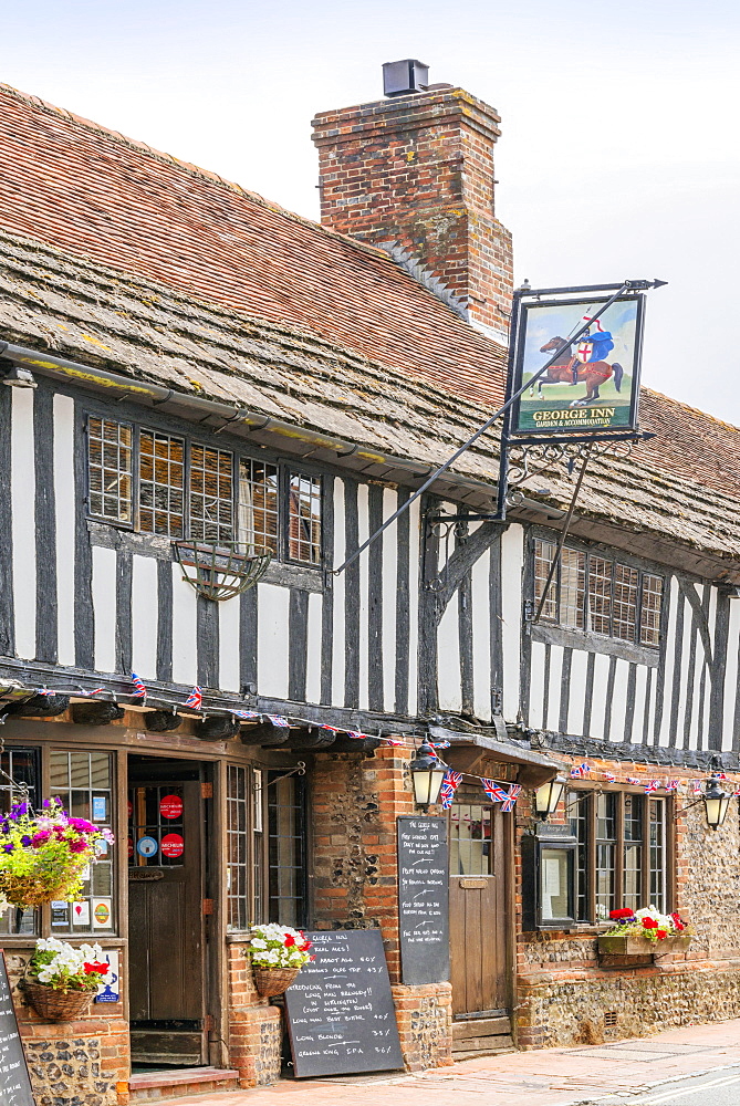 George Inn, Alfriston, East Sussex, England, United Kingdom, Europe