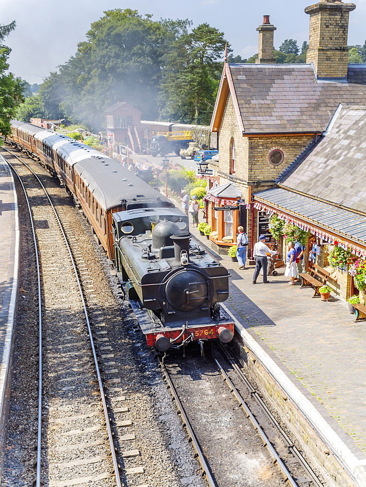 Severn Valley Preserved Steam Railway, Arley Station, Worcestershire, England, United Kingdom, Europe