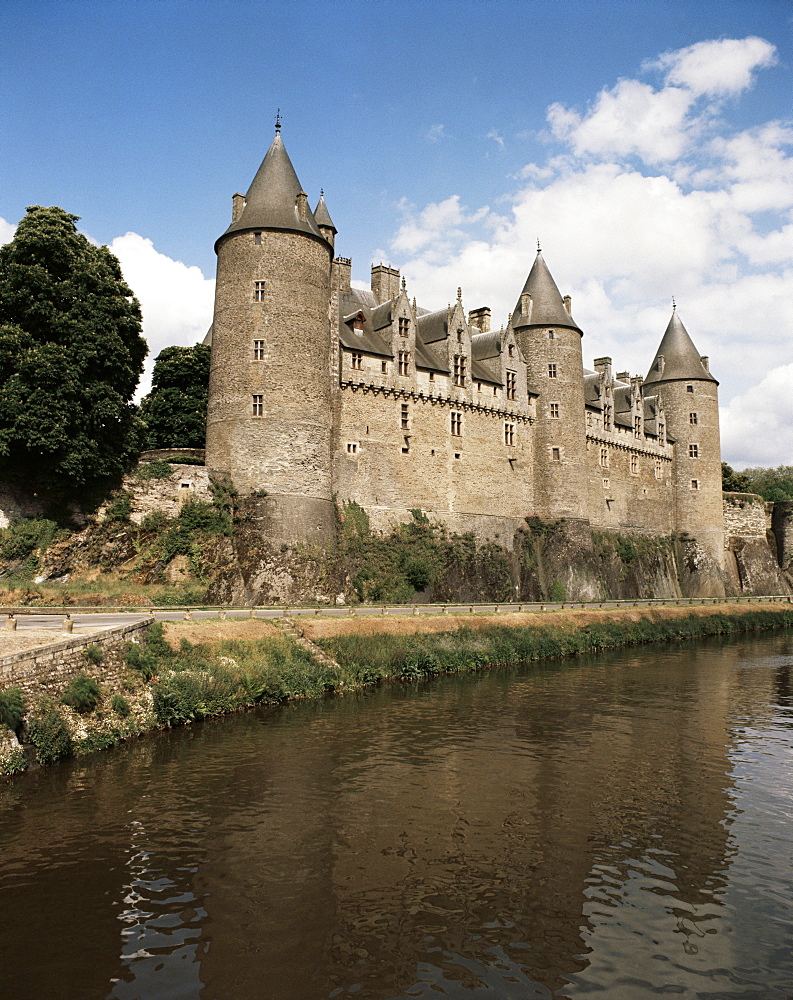 Josselin castle, Bretagne (Brittany), France, Europe