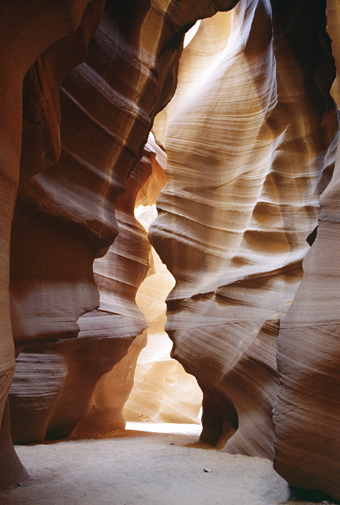 Slot canyon in red sandstone, Antelope Canyon, near Page, Arizona, United States of America (U.S.A.), North America