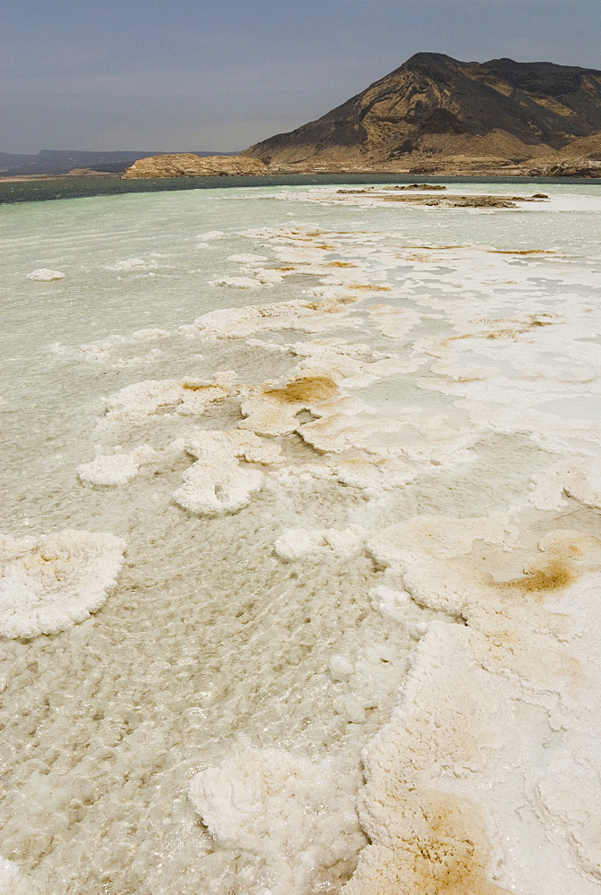 Lake Assal, 151m below sea level, Djibouti, Africa 