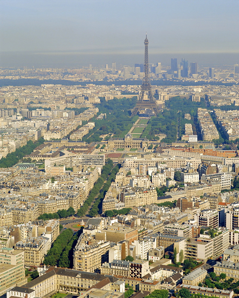 View of the city from Montparnasse Tower, Paris, France, Europe