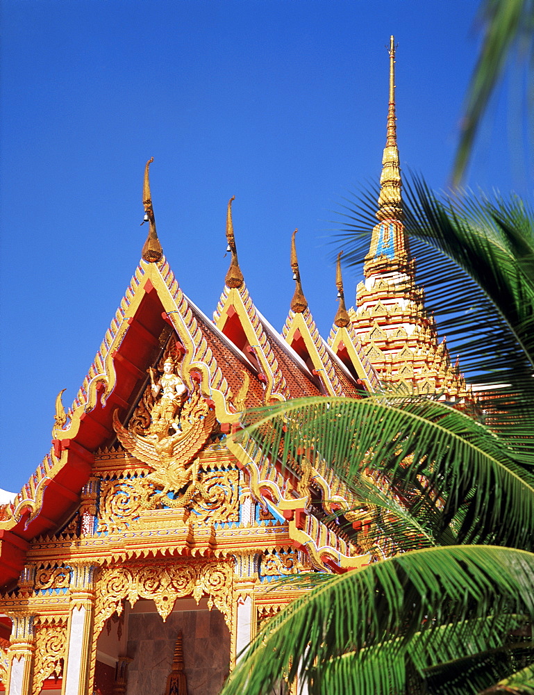 Wat Chalong, Phuket, Thailand, Southeast Asia, Asia