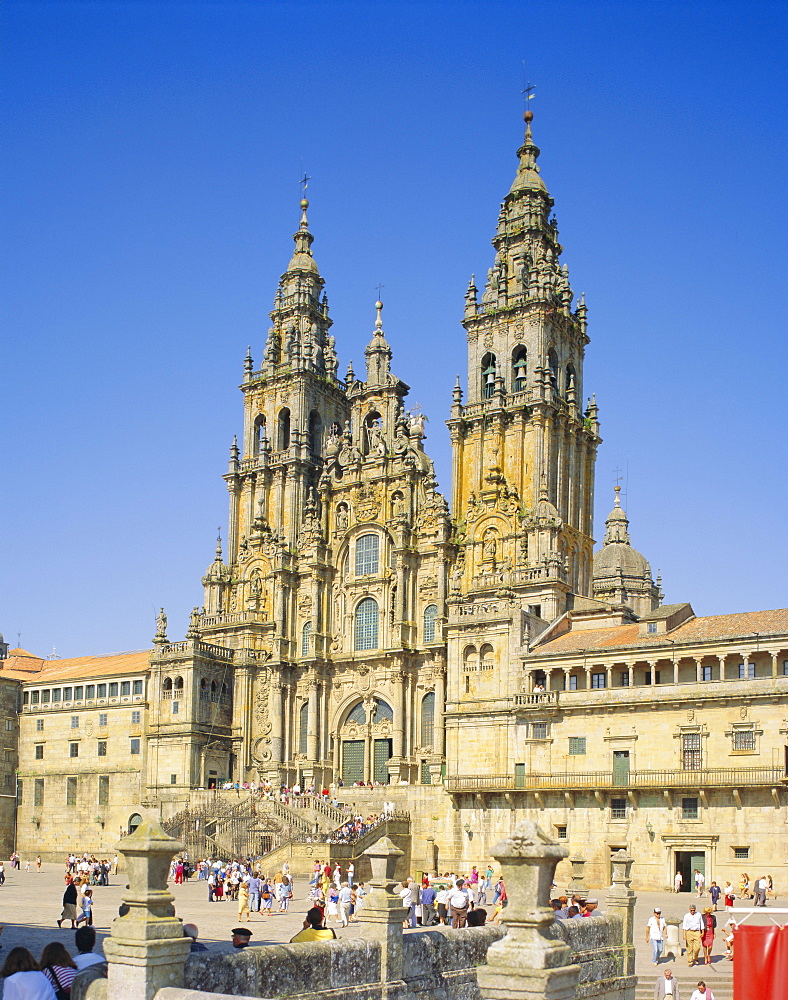 Santiago de Compostela, Cathedral, Galicia, Spain, Europe