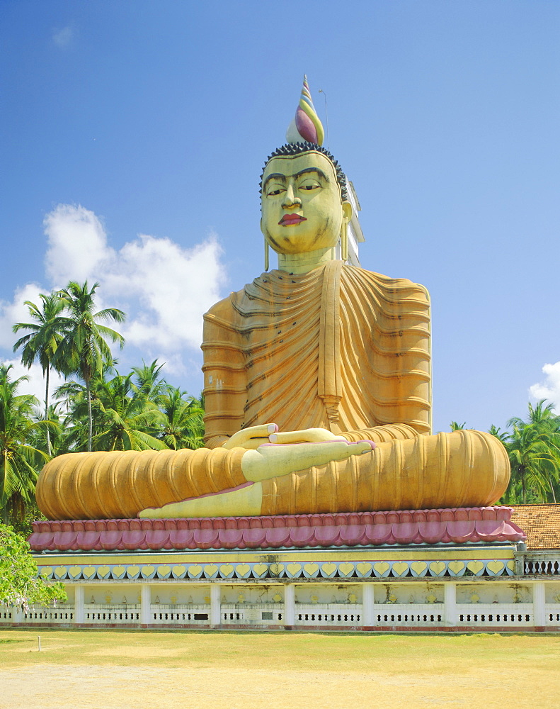 Giant seated Buddha statue, Wewurukannala, Dikwella, Sri Lanka