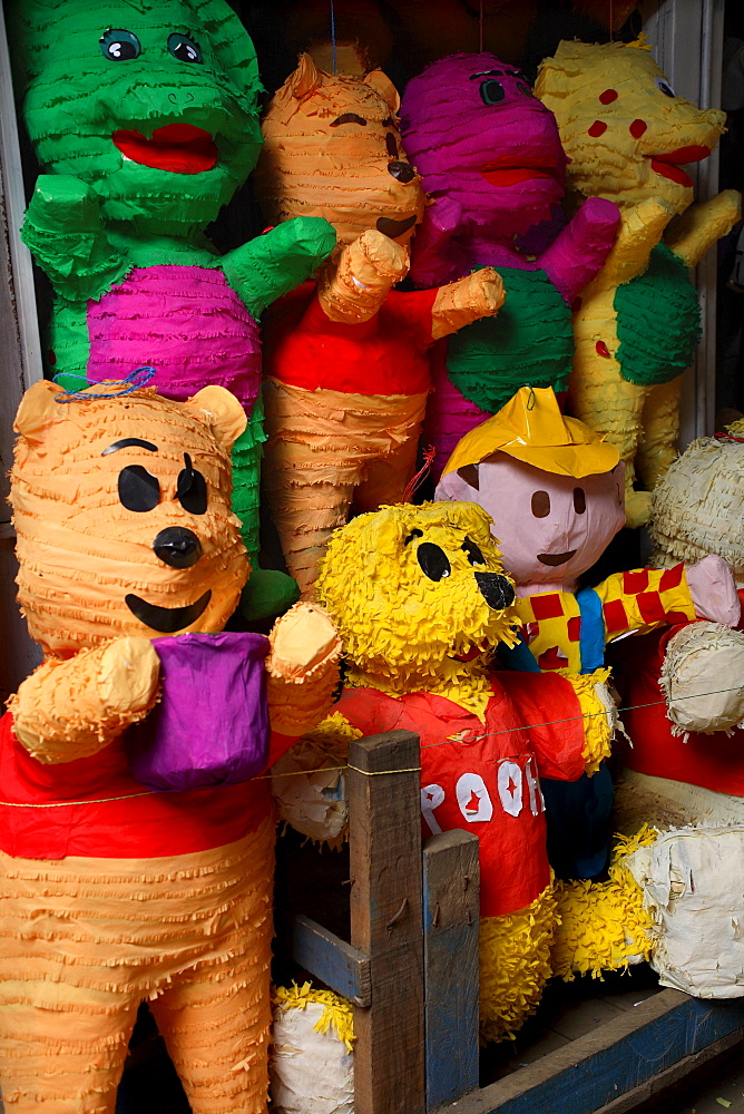 Pinata figures, Nicaragua, Central America