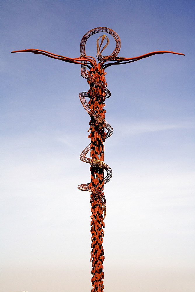 Memorial, Mount Nebo, from where Moses first saw the promised land, Jordan, Middle East