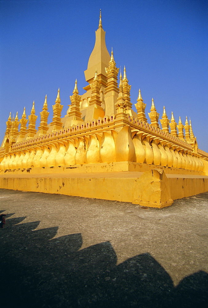 Pha Tat Luang (Pha That Luang), Vientiane, Laos, Indochina, Asia