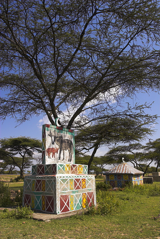 Oromo graves near Meki, Rift Valley, Ethiopia, Africa