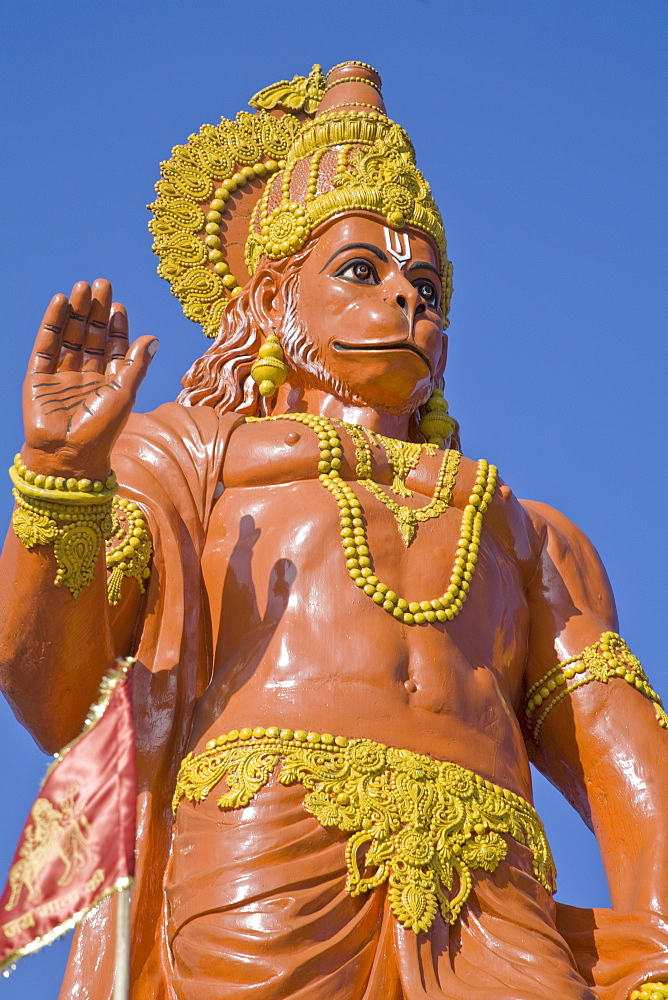 Hanuman statue, Shri Hanuman Park, Samdruptse, Kalimpong, West Bengal, India, Asia