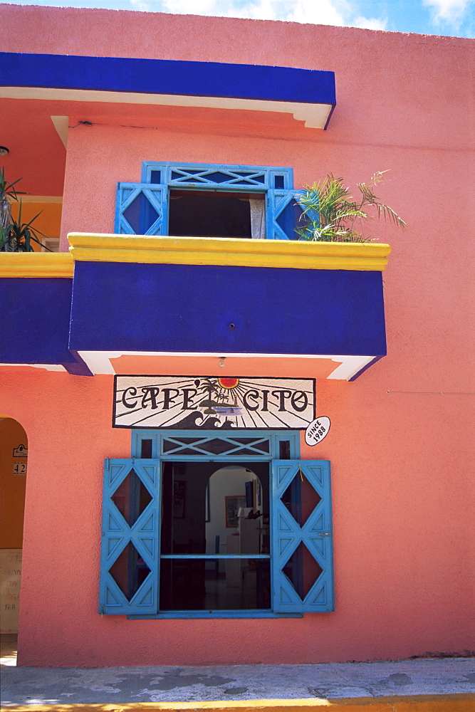 Cafe, Isla Mujeres, Yucatan, Mexico, North America