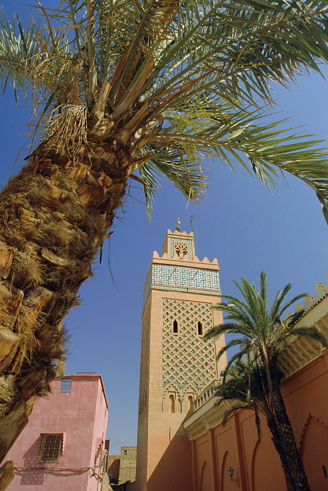 Kasbah mosque, the Kasbah, Marrakech (Marrakesh), Morocco, North Africa, Africa