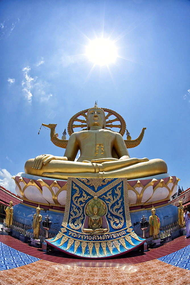 Big Buddha Temple (Wat Phra Yai), Koh Samui, Thailand, Southeast Asia, Asia