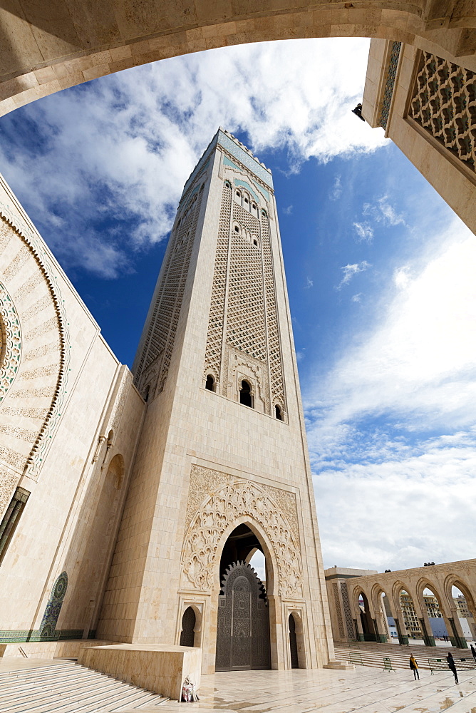 Hassan II Mosque (Grande Mosquee Hassan II), Casablanca, Morocco, North Africa, Africa