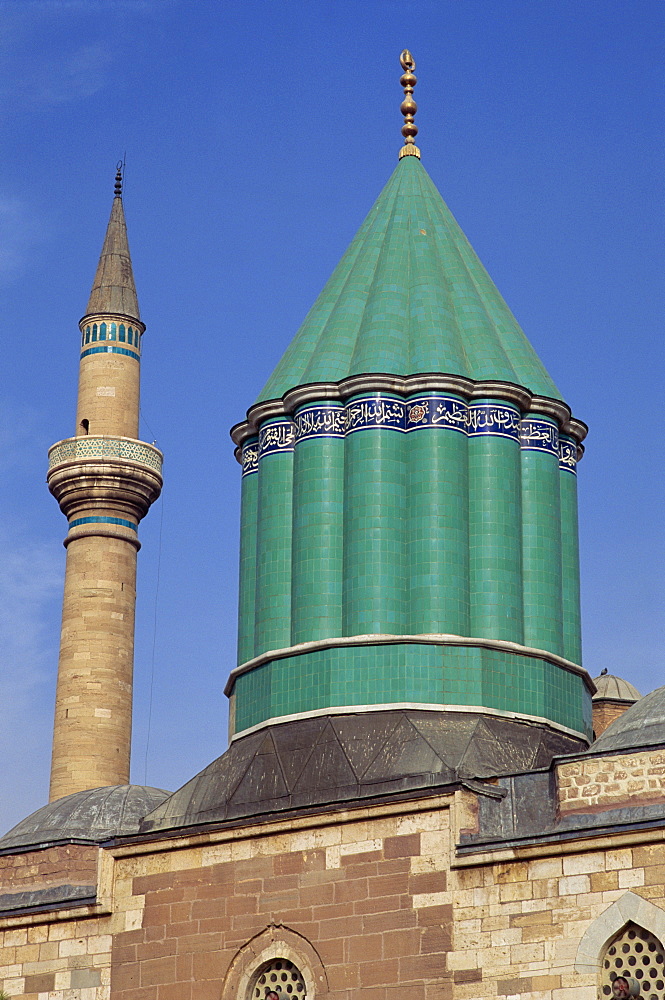 Mevlana Muzesi, Konya, Anatolia, Turkey, Asia Minor, Eurasia