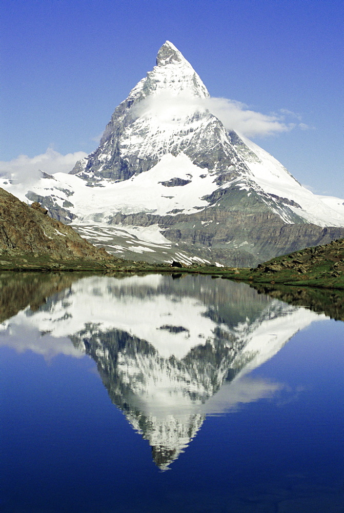 The Matterhorn mountain, Valais (Wallis), Swiss Alps, Switzerland, Europe