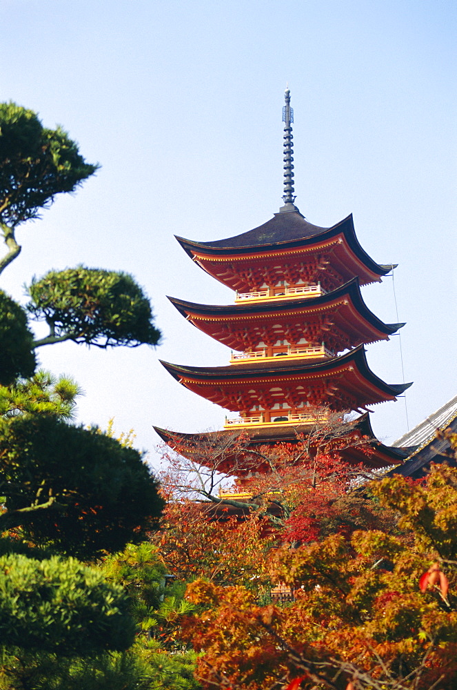 Five storey pagoda, Miyajima, Japan