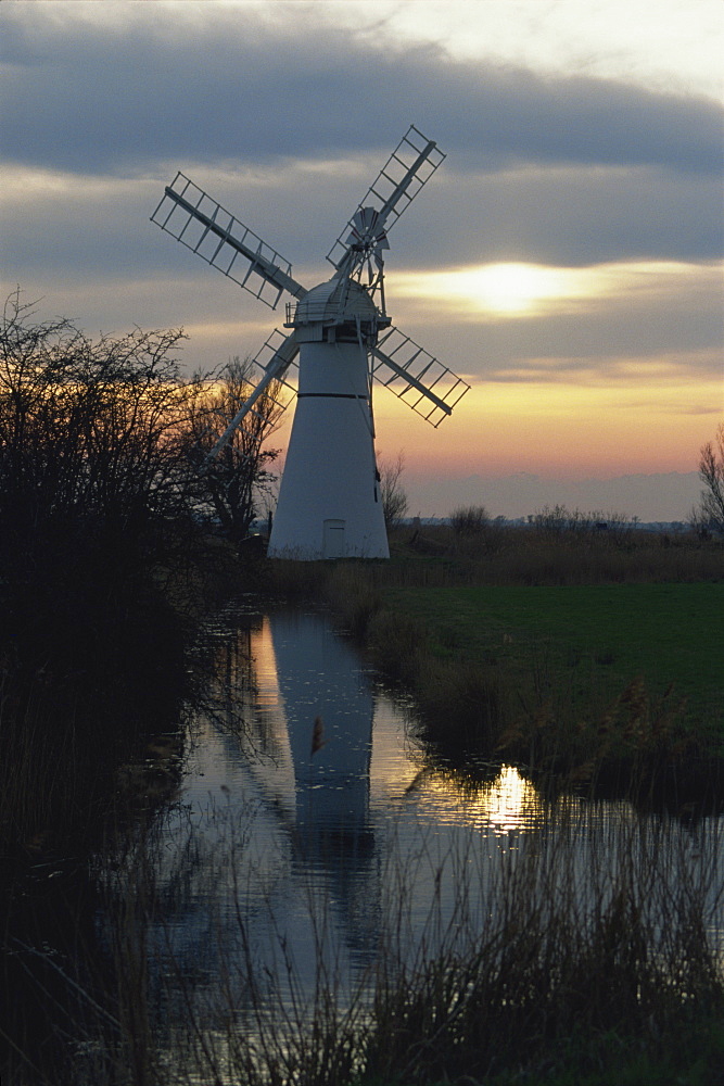 Thurne Broad, Norfolk Boards, Norfolk, England, United Kingdom, Europe