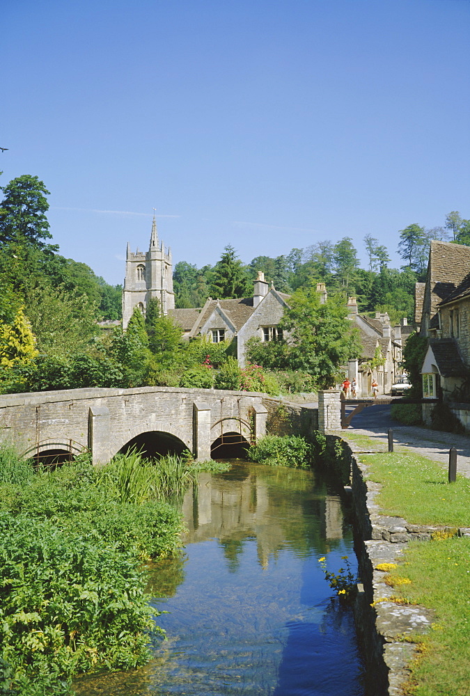 Castle Combe, Wiltshire, England, UK, Europe