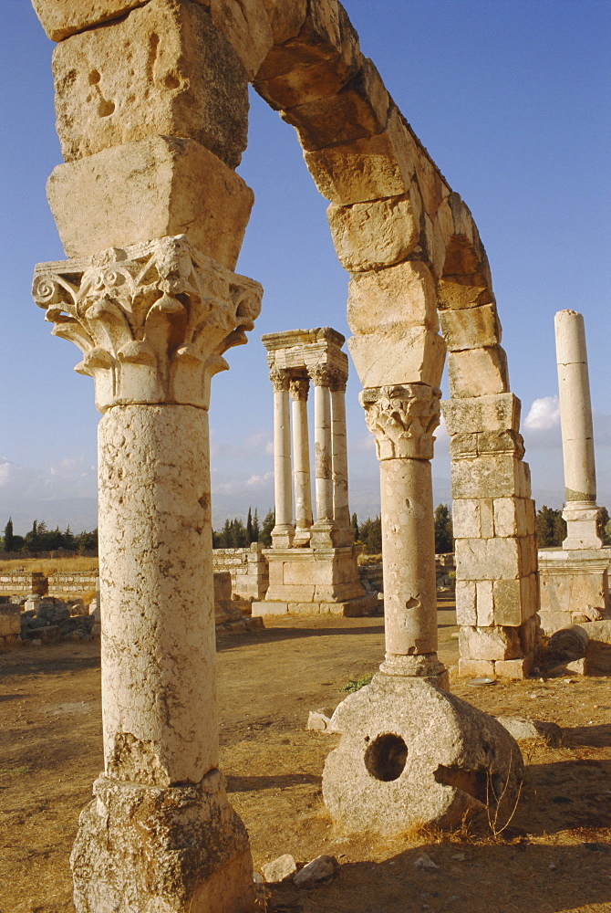 Aanjar, Umayyad remains, Bekaa Valley, Lebanon, Middle East