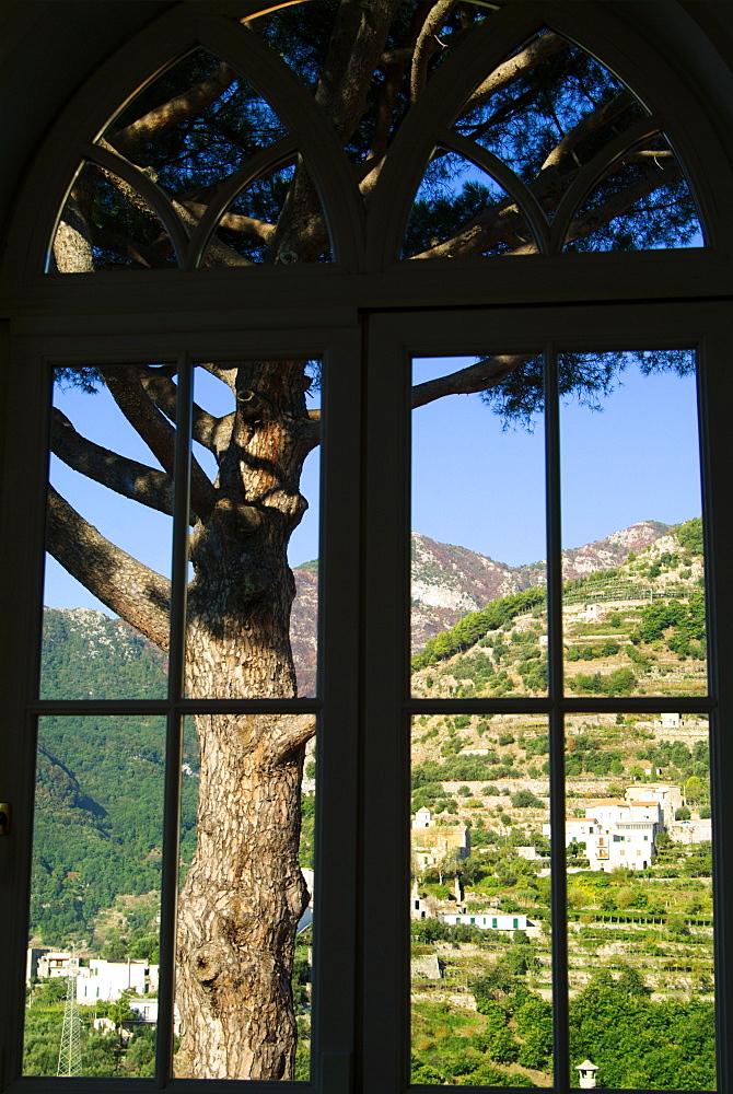 Italy, Campania,  Amalfi Coast, view from Ravello (Villa Rufolo)