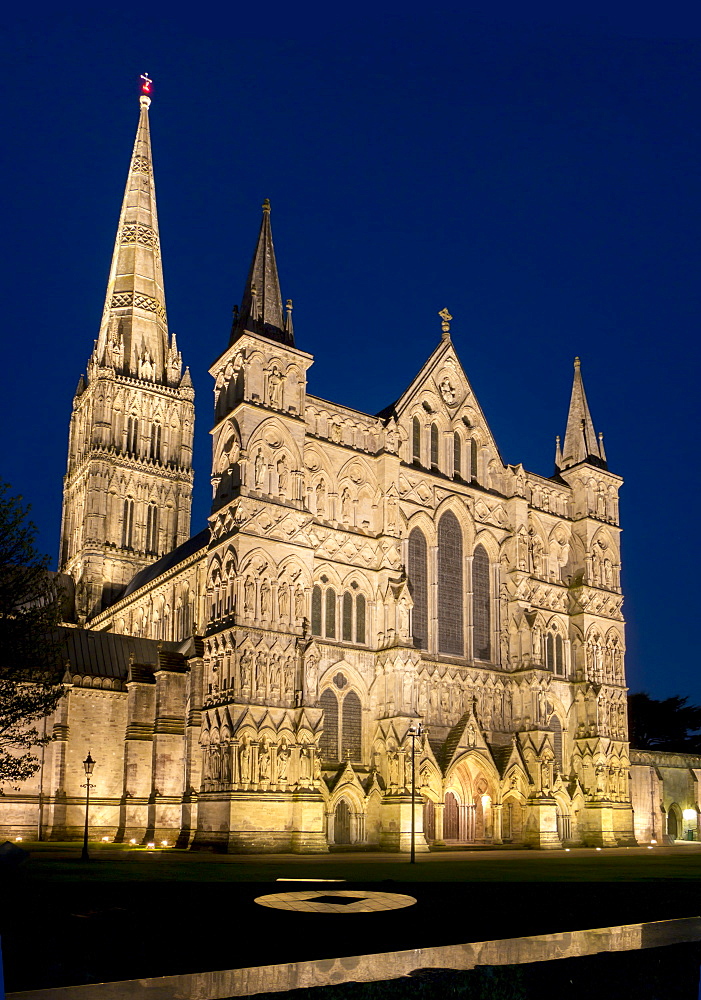 Salisbury Cathedral, Salisbury, Wiltshire, England, United Kingdom, Europe