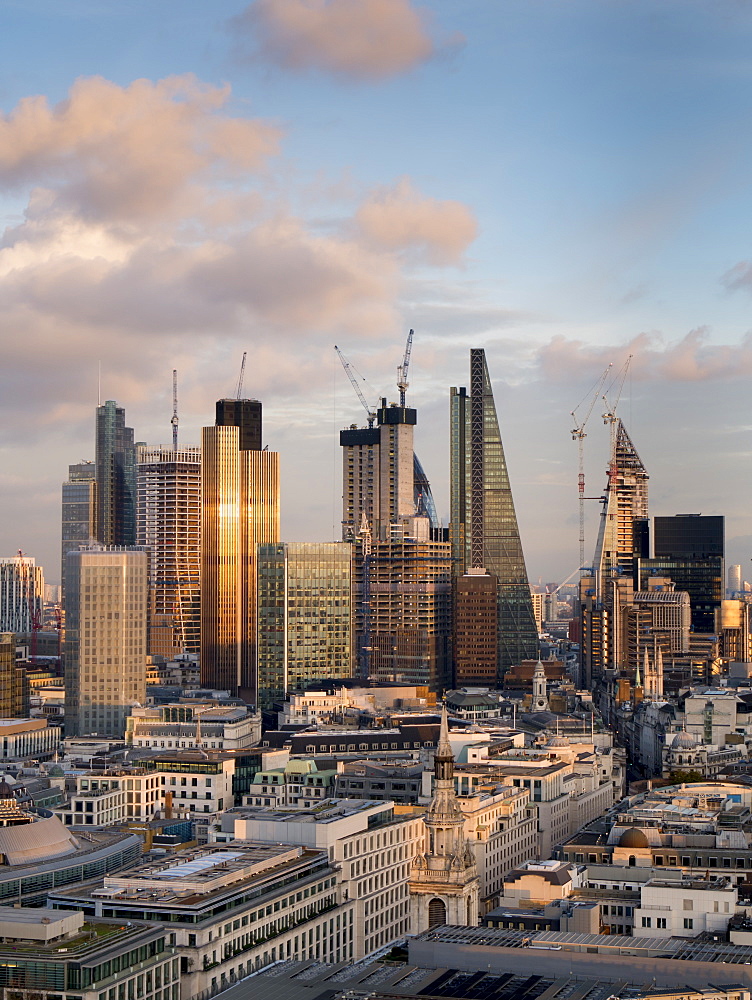 City Square Mile from St. Pauls, London, England, United Kingdom, Europe