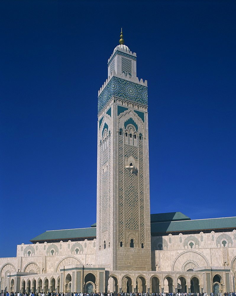 The Hassan II Mosque, Casablanca, Morocco, North Africa, Africa