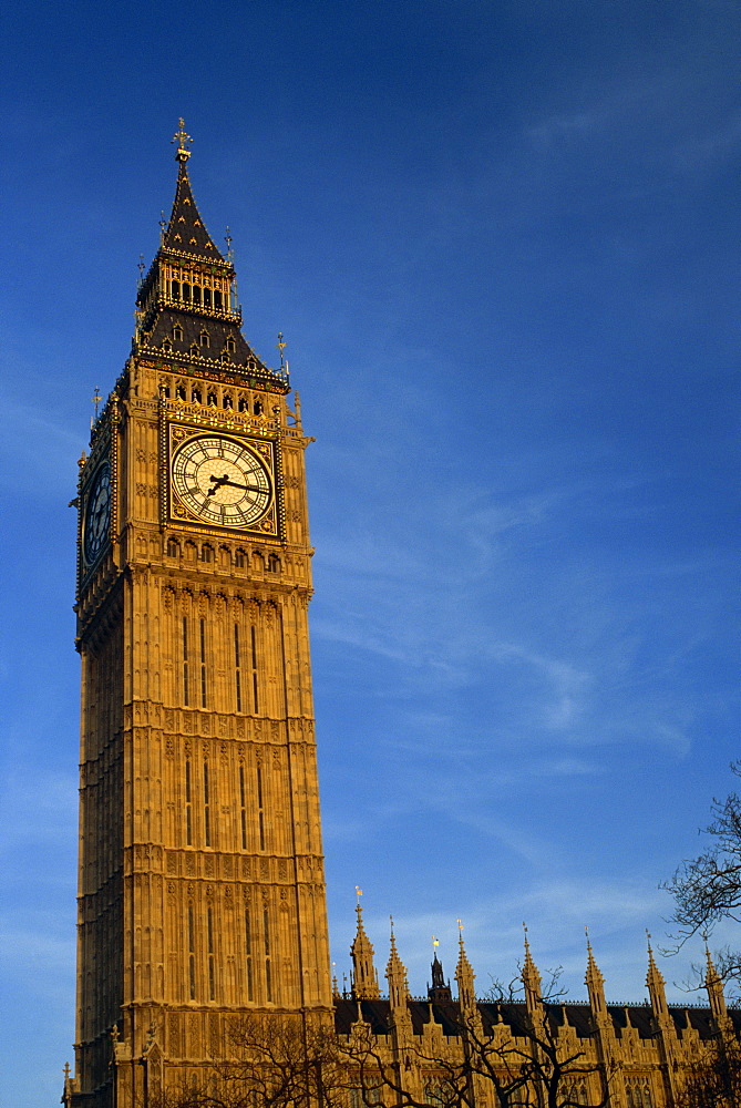 Big Ben, Houses of Parliament, Westminster, UNESCO World Heritage Site, London, England, United Kingdom, Europe