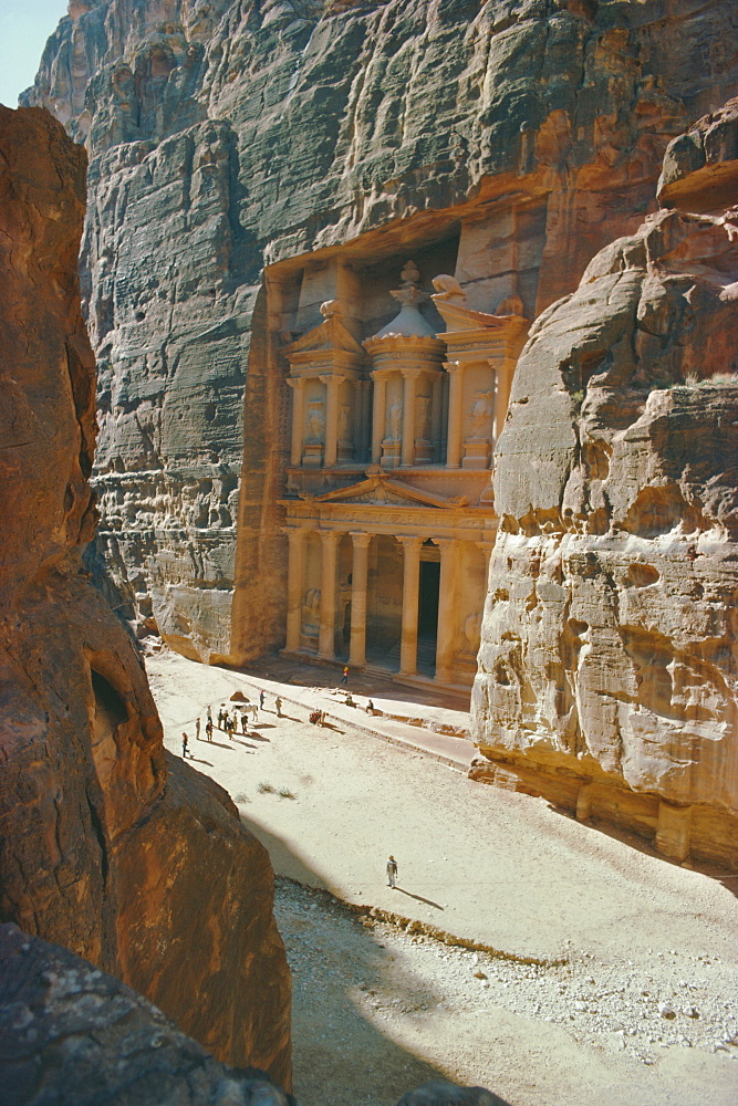 The Treasury, Nabatean archaeological site, Petra, Jordan, Middle East