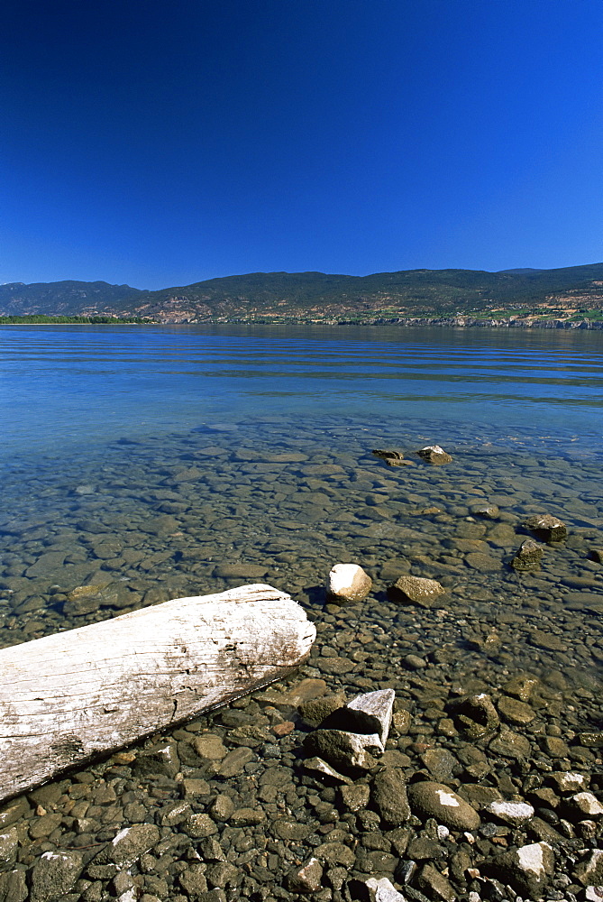 West shore of Okanagan Lake, near Penticton, British Columbia (B.C.), Canada, North America