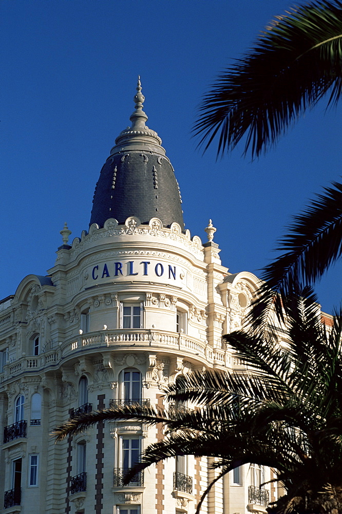 The famous Carlton Hotel, Cannes, Alpes-Maritimes, Cote d'Azur, Provence, France, Europe