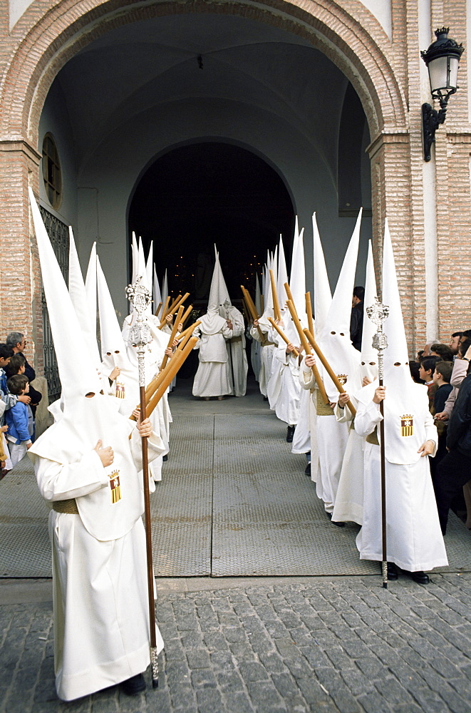 La Salud Brotherhood, Palm Sunday, Easter Week, Malaga, Andalucia (Andalusia), Spain, Europe