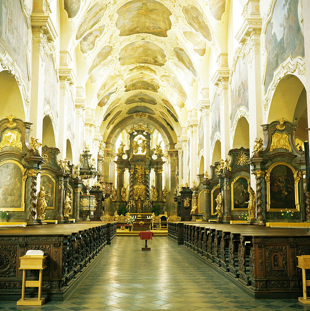 Strahov monastery church, Prague, Czech Republic, Europe