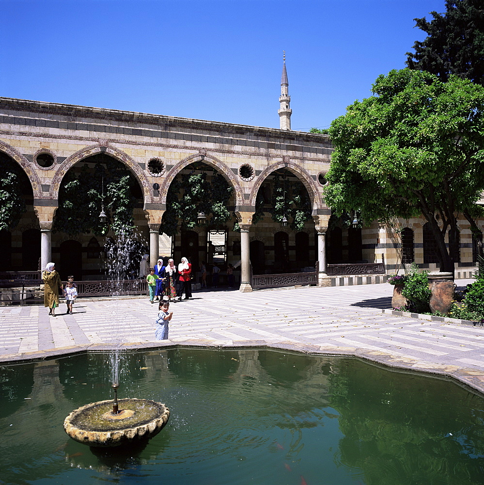 Azem Palace built by As'ad Pacha el-Azem in 1749, Damascus, Syria, Middle East