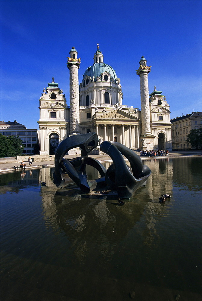 Karlskirche, Vienna, Austria, Europe