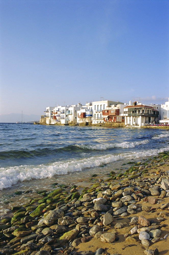 Little Venice, Mykonos Town, Mykonos, Cyclades Islands, Greece, Europe