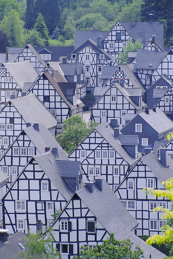 Old town, Freudenberg, Siegerland, North Rhine-Westphalia (Nordrhein-Westfalen), Germany, Europe