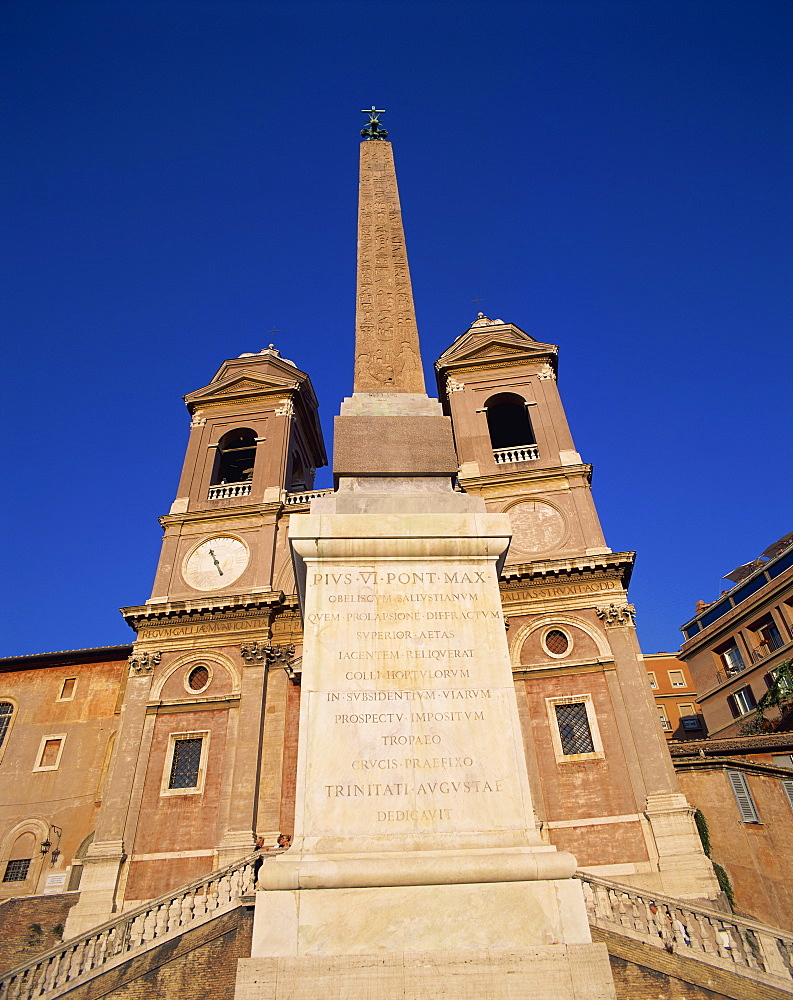 Trinita dei Monti at Piazza di Spagna in Rome, Lazio, Italy, Europe