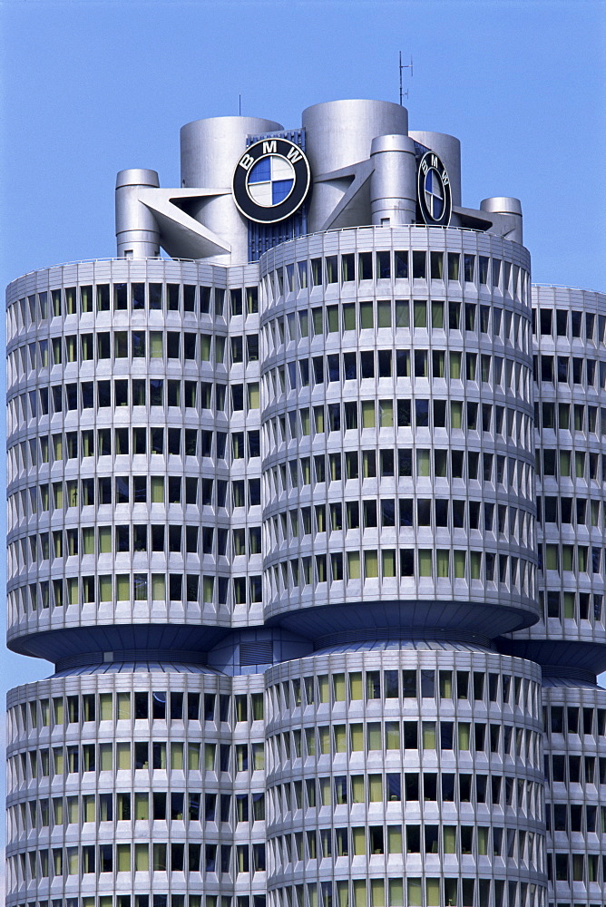 Headquarters of BMW, Munich, Bavaria, Germany, Europe