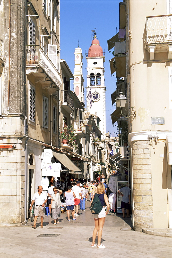 Old town, Corfu Town, Corfu, Ionian islands, Greece, Europe