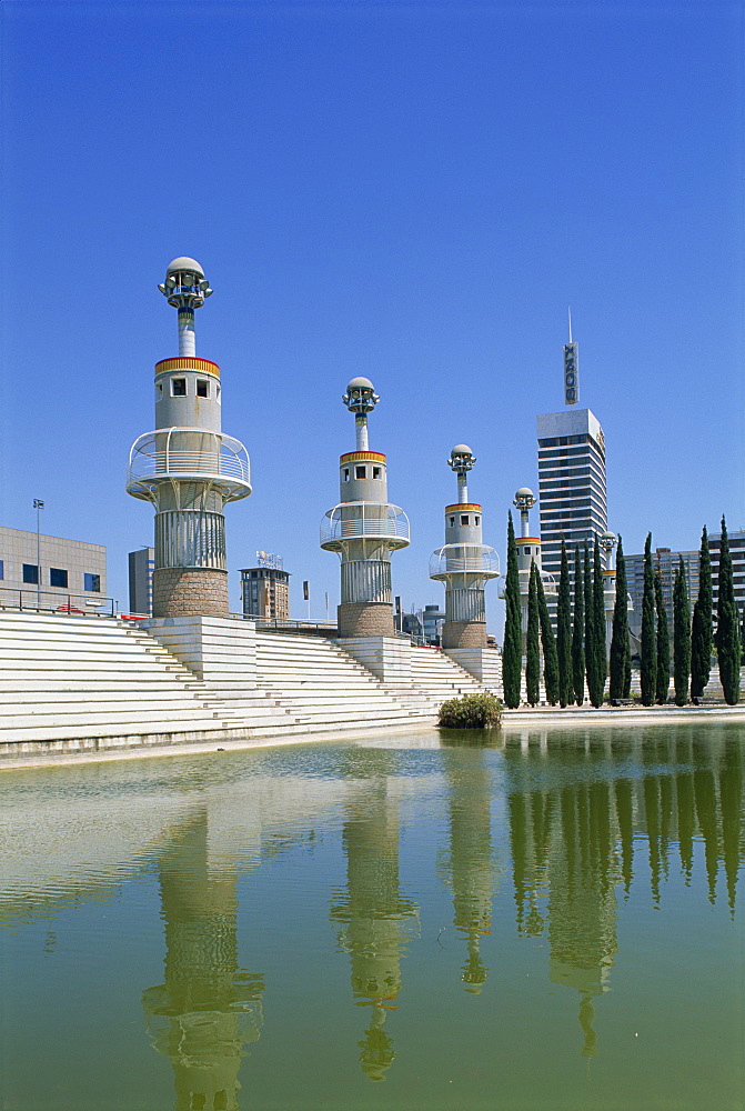 Parc de l'Espanya Industrial, Barcelona, Catalonia, Spain, Europe