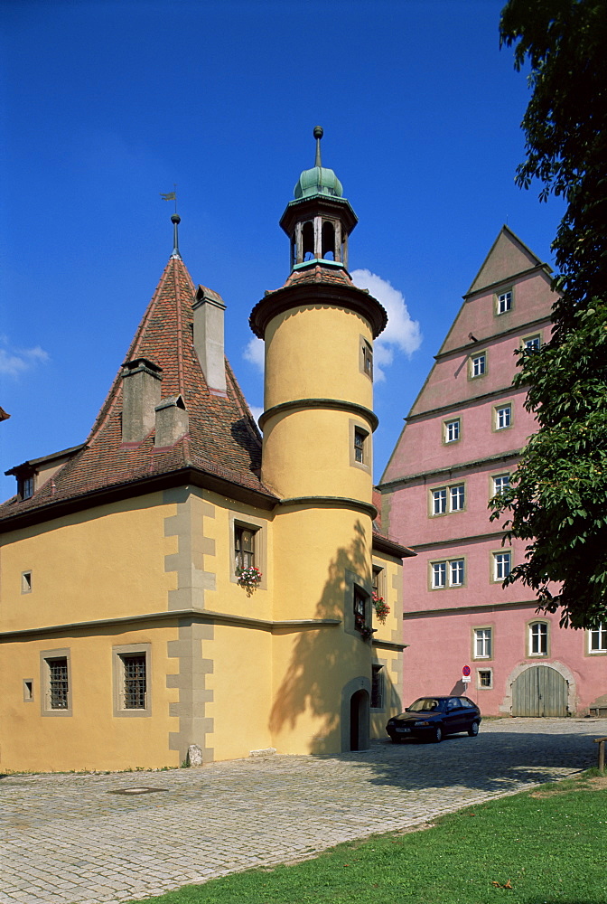 Hegereiterhaus, Rothenburg ob der Tauber, Bavaria, Germany, Europe